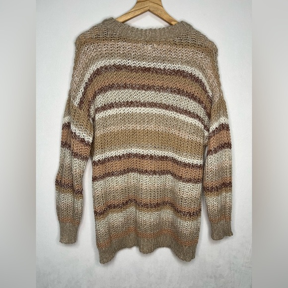 American Eagle Chunky Soft Boho Baja Style Oversized  Sweater Women’s Size S - Picture 4 of 4